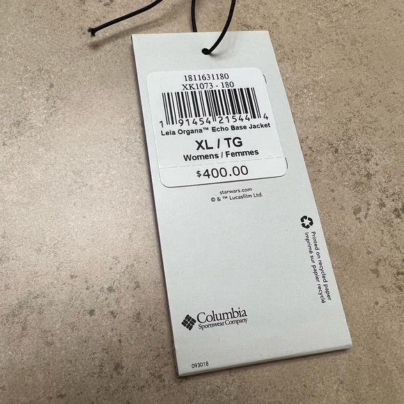 EUC Limited Edition Columbia Leia Organa Echo Base Jacket Size XL (Price Firm) - Picture 13 of 15